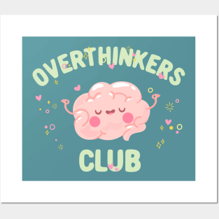 Overthinkers club Posters and Art